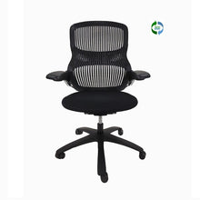 Load image into Gallery viewer, Knoll Generation Chair - mesh office chair - ergonomic features - modern design - black seat - black base - chciagoofficechair.com
