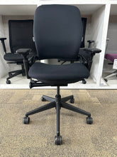 Load image into Gallery viewer, Steelcase Leap V2 Task Chair (Buzz2 Black/Black)