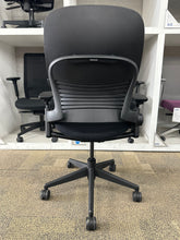 Load image into Gallery viewer, Steelcase Leap V2 Task Chair (Buzz2 Black/Black)